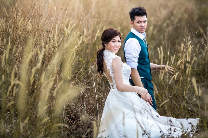 Forest-Themed Wedding Dress